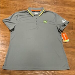 NWT Seattle Storm WNBA Basketball Polo Shirt